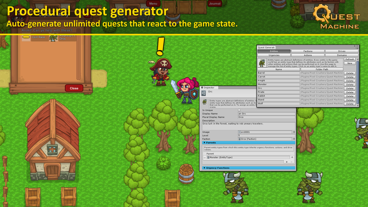 Pixel Crushers Narrative Bundle: Dialogue System, Quest Machine, Love/Hate