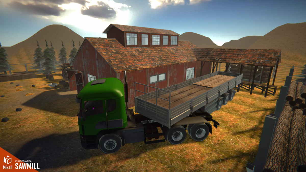 Rural buildings - glamping, greenhouse, sawmill and others