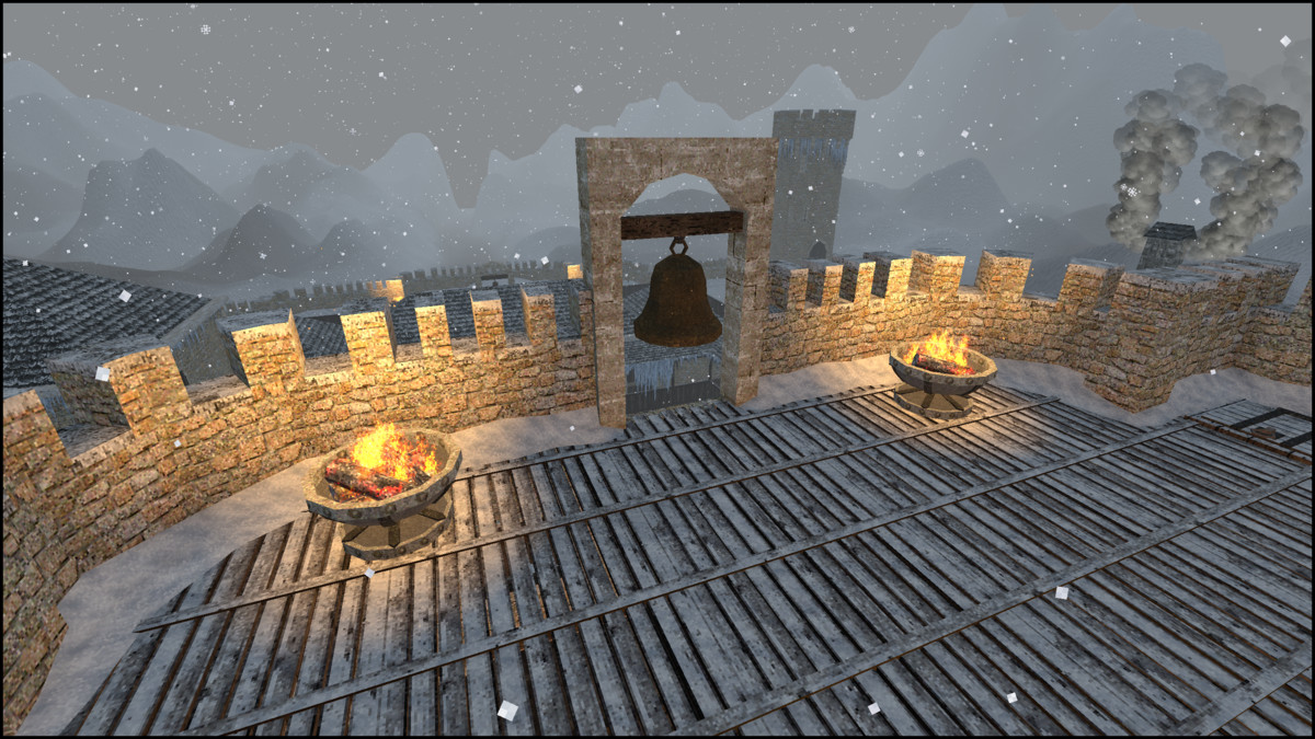 Cold Fortress - Retro Style Modular Environment Pack