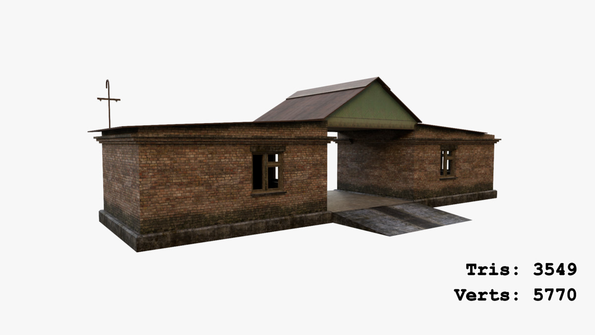 Abandoned Apocalyptic Buildings Mega Pack