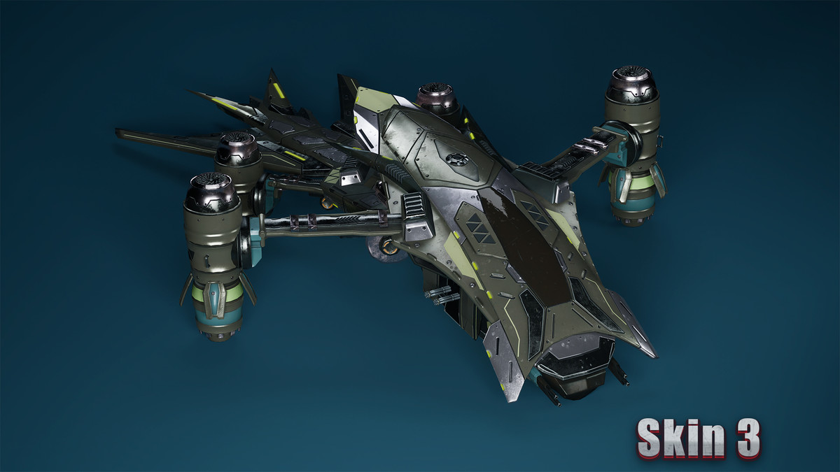 Sci-Fi Transport - Military Airplane