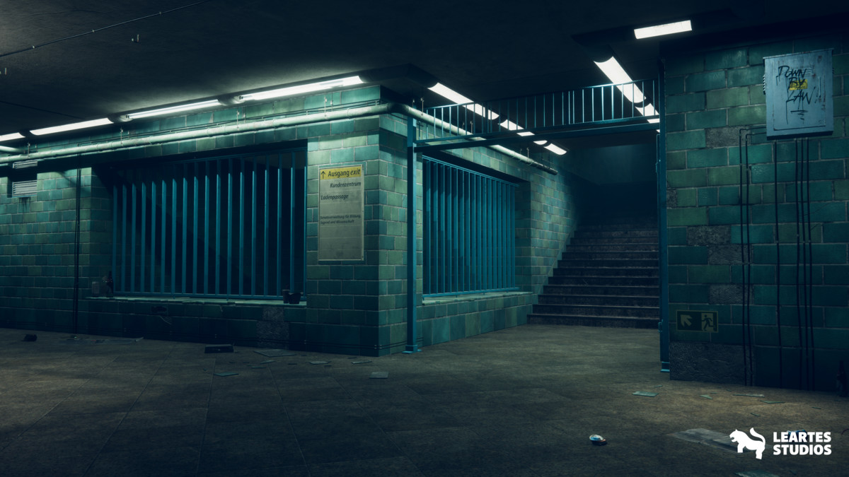 Abandoned Subway Station in Berlin