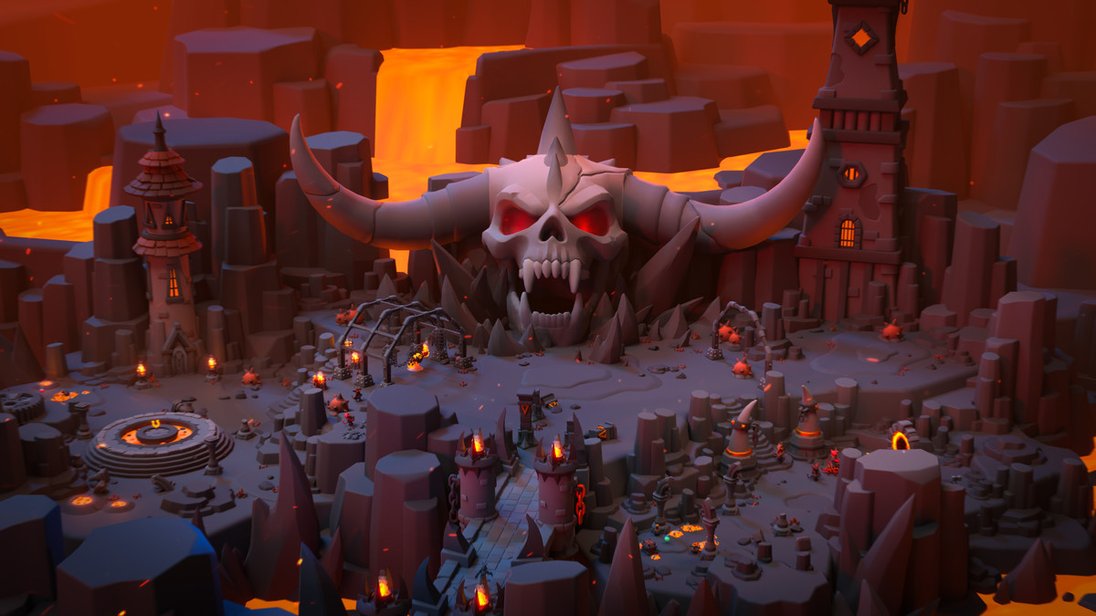 Inferno World - Low Poly 3D Models