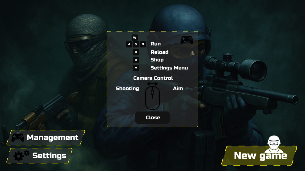 2D Gui Shooter + Icons