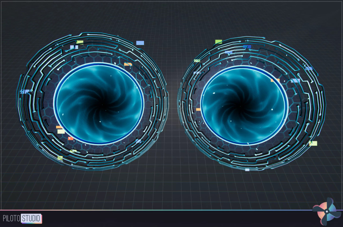 Sci-Fi, Tech, Futuristic Stylized VFX Starter Kit