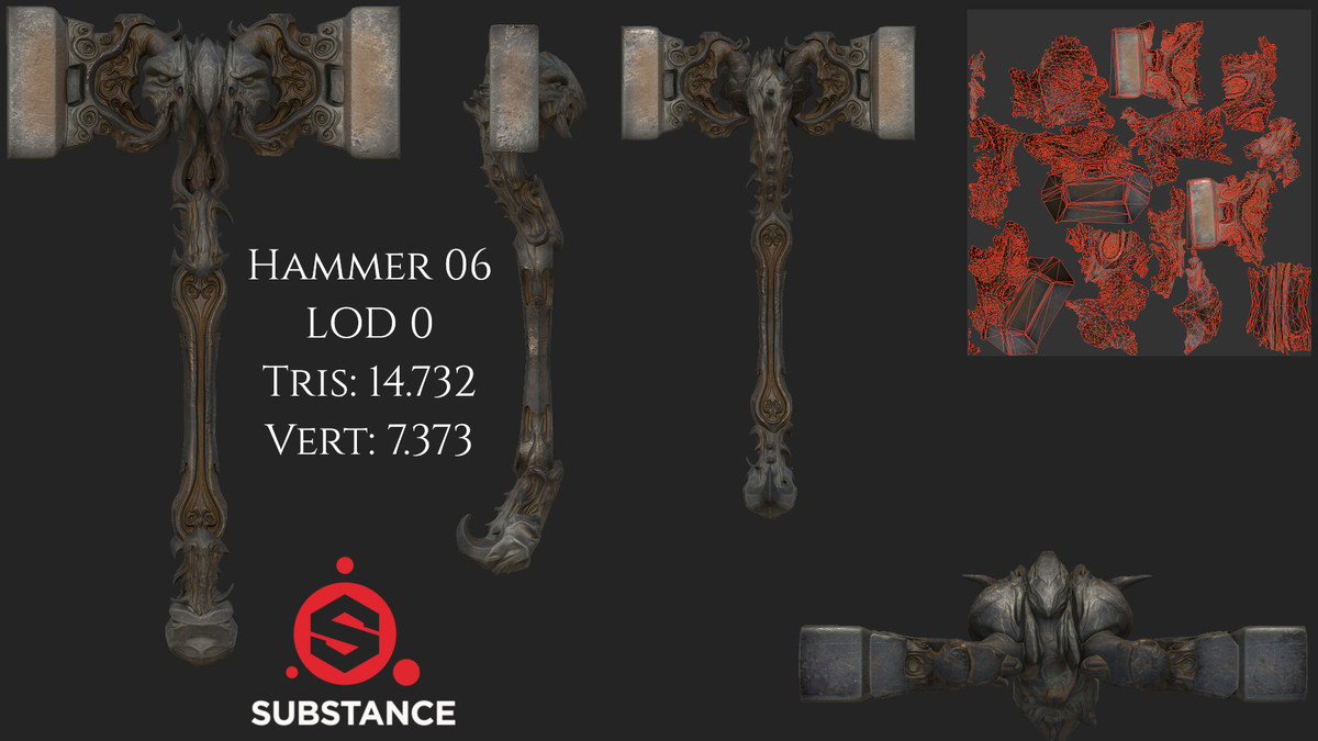 6 Massive Blacksmithing Hammers