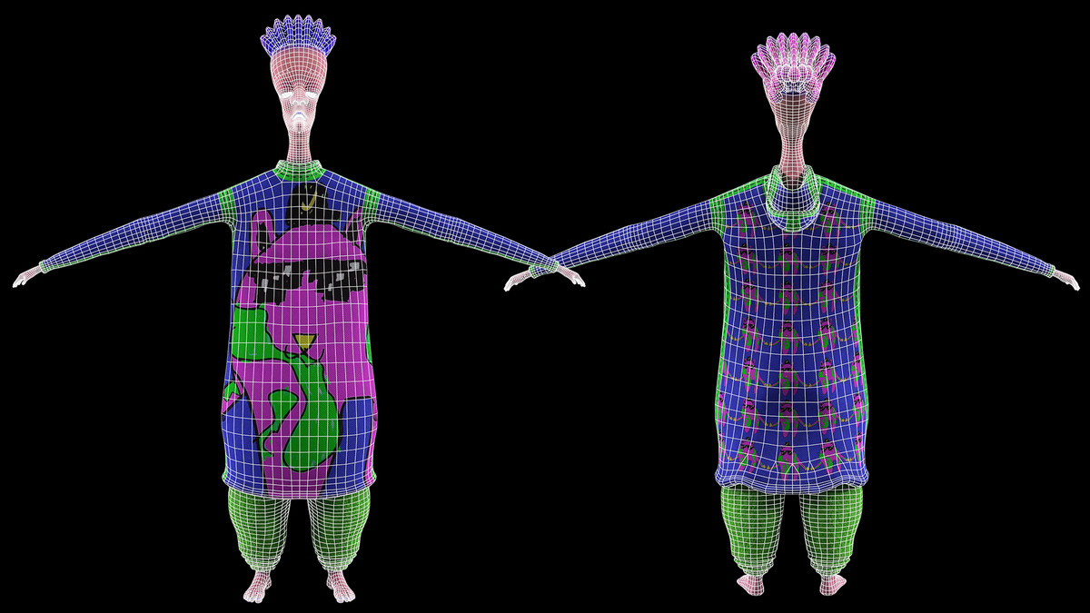 Funky Cartoon Man - Peppo