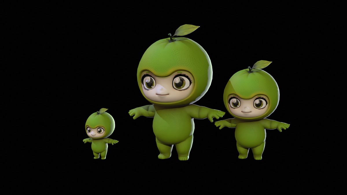 Chibi Fruit Orange