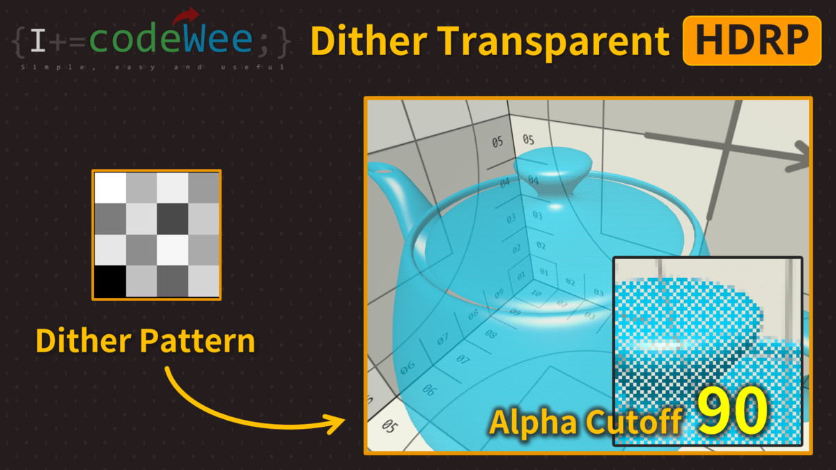 Dither Transparent Shader(HDRP)