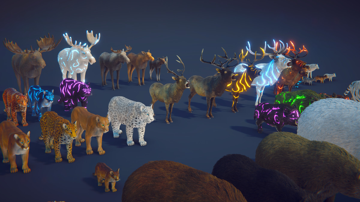 Realistic: Animal Forest Set