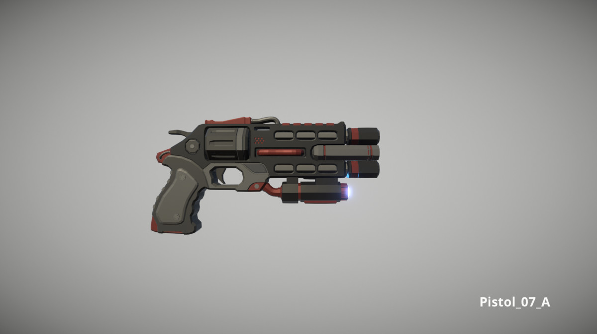 Cyberpunk Armory - Low Poly