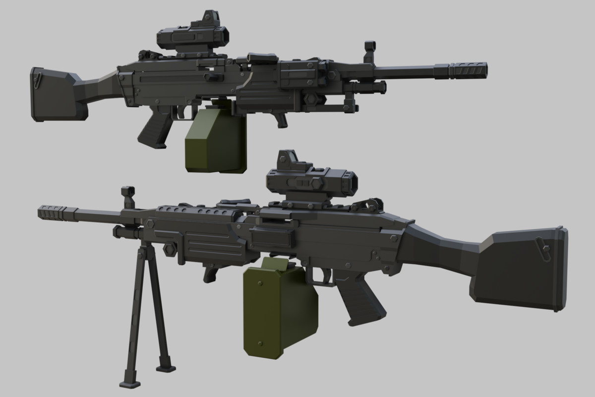 Low Poly Weapon Bundle Pack 1