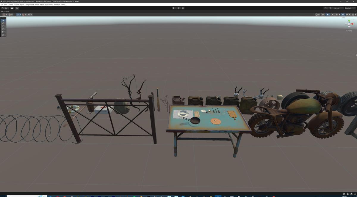 Post-Apocalyptic Survival Urban City Props and Road Signs Pack - 135 3d Models