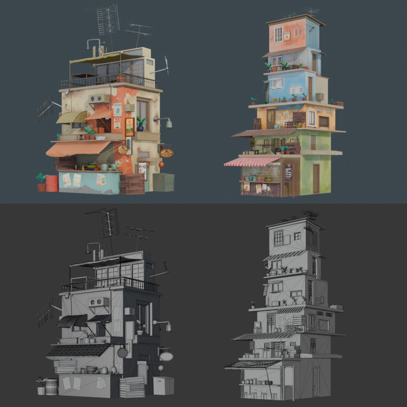 Anime City Street Pack 04