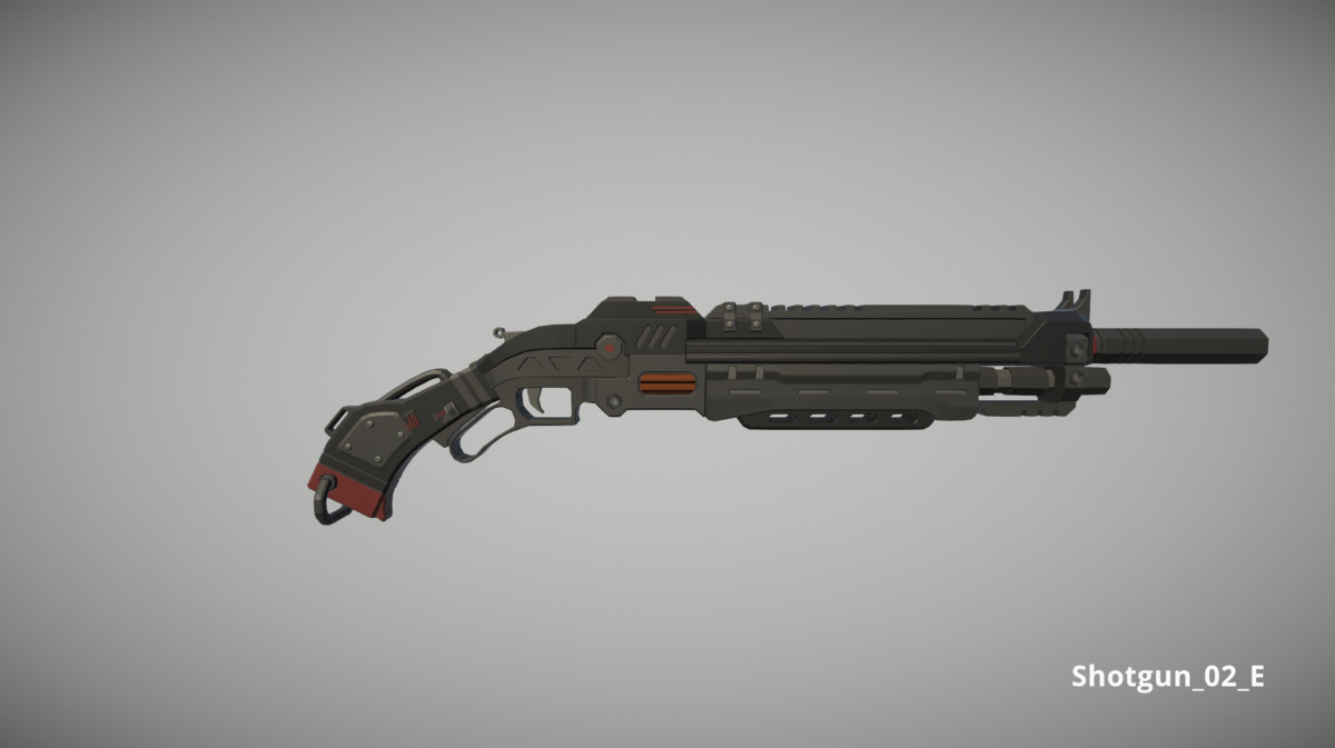 Cyberpunk Armory - Low Poly