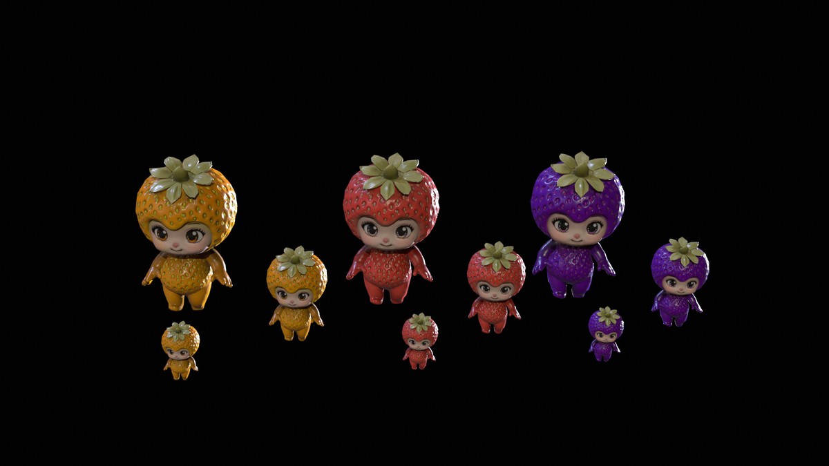 Chibi Fruit Strawberry