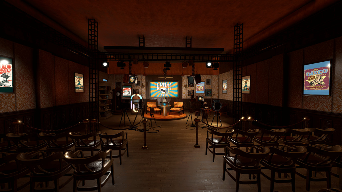 Retro TV Studio 2. (URP)