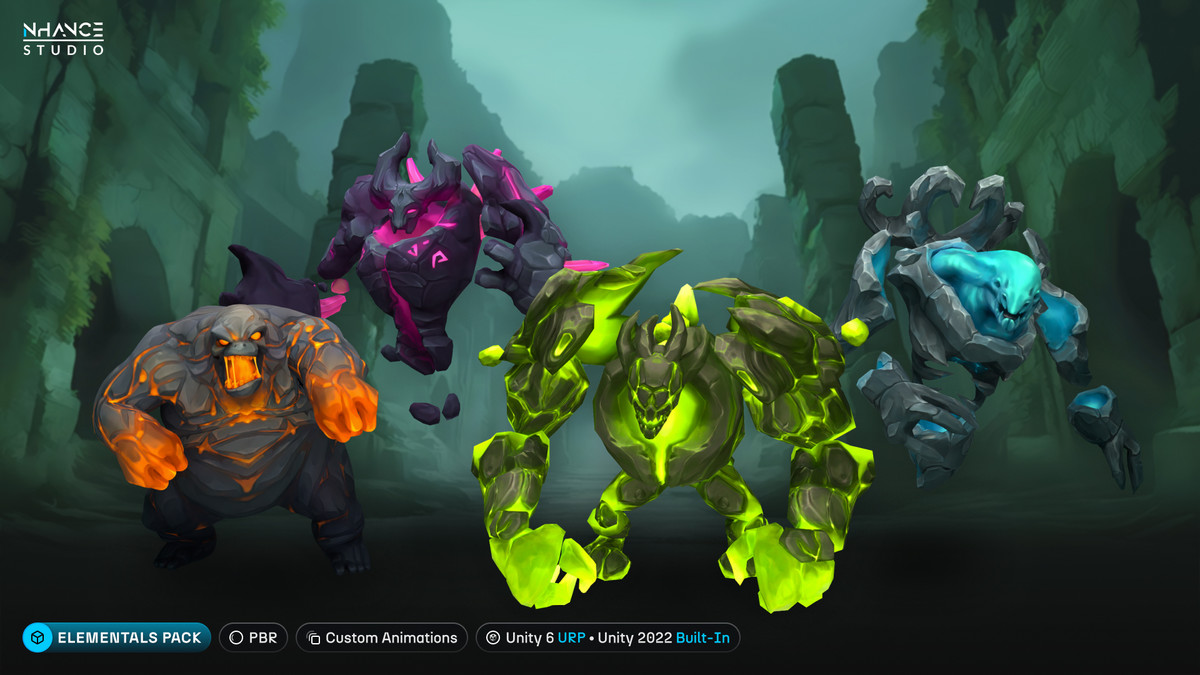 Stylized Fantasy Elementals Pack #3