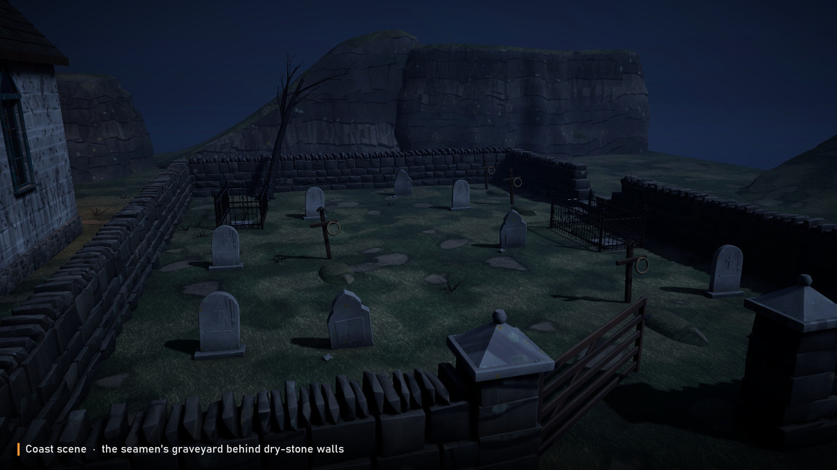 Stylized Haunted Coast - Lighthouse & Fishing Village (URP)