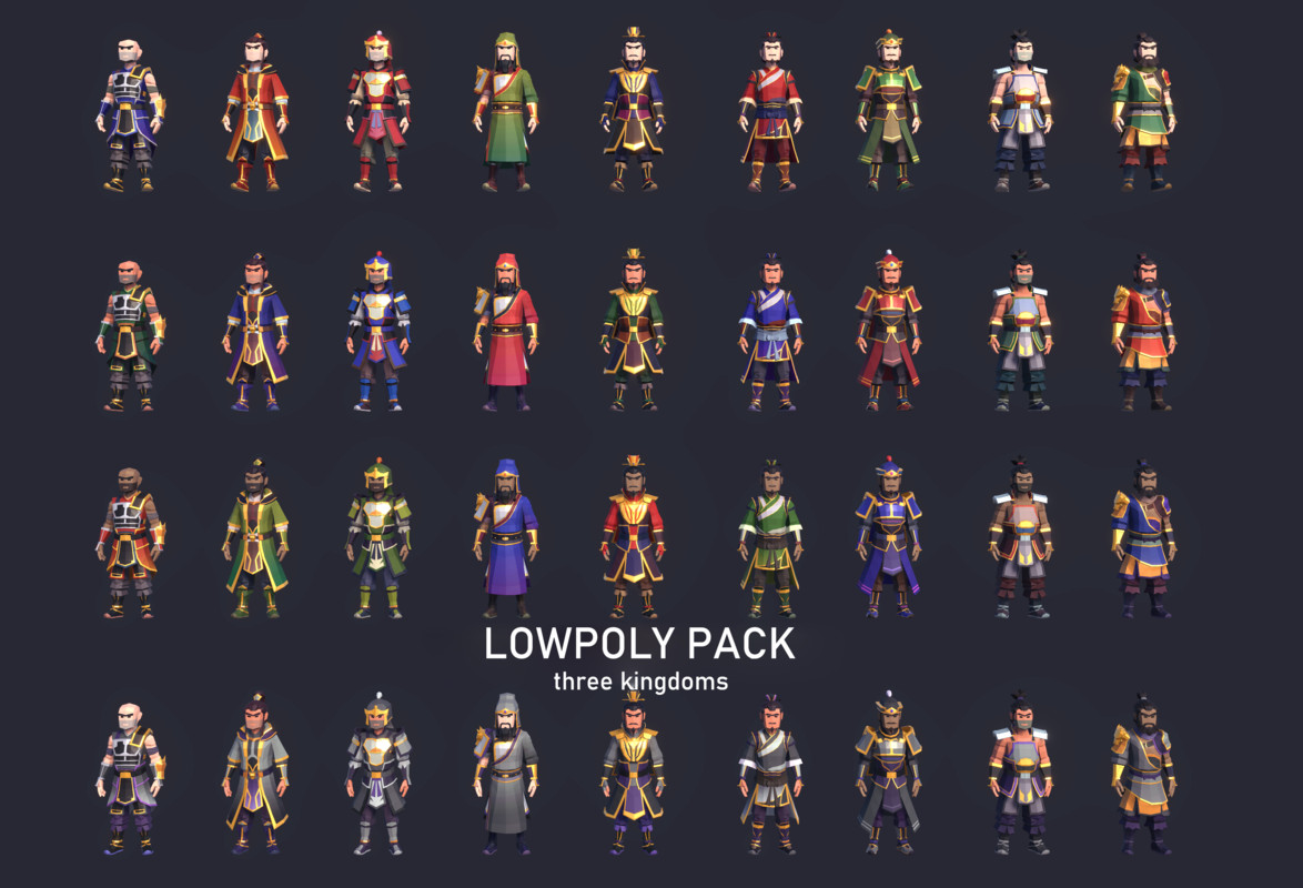 LowpolyPack_Three Kingdoms