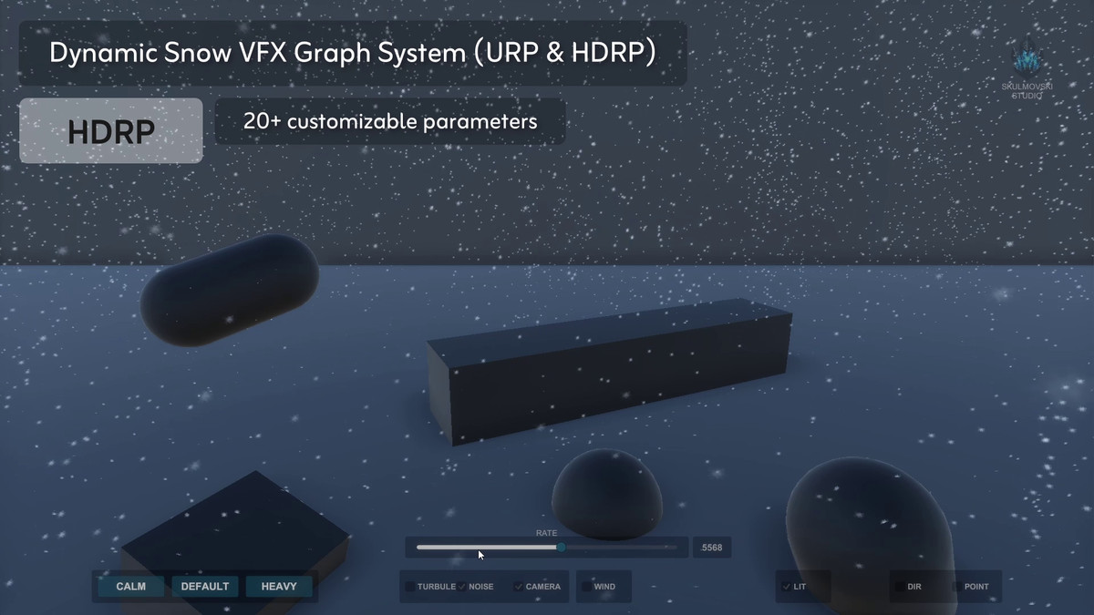 Snow VFX Graph System (URP & HDRP)
