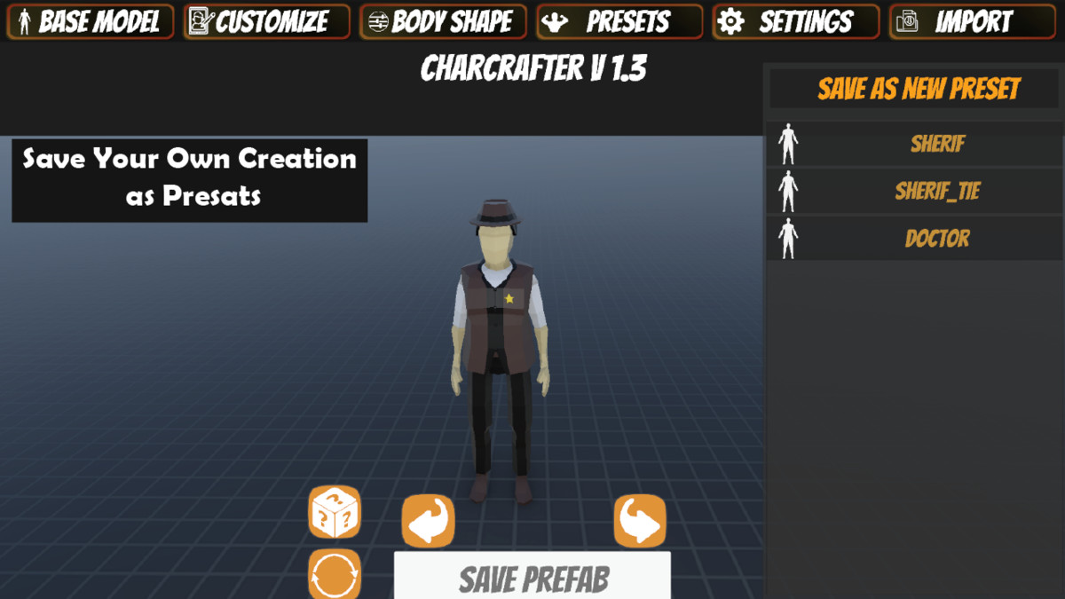 CharCrafter Pro - Moduler Low-Poly Character Creation