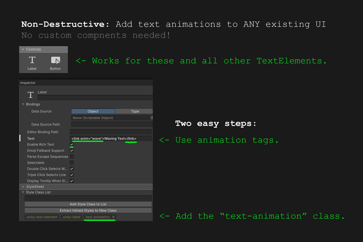 UI Toolkit Text Animation 2