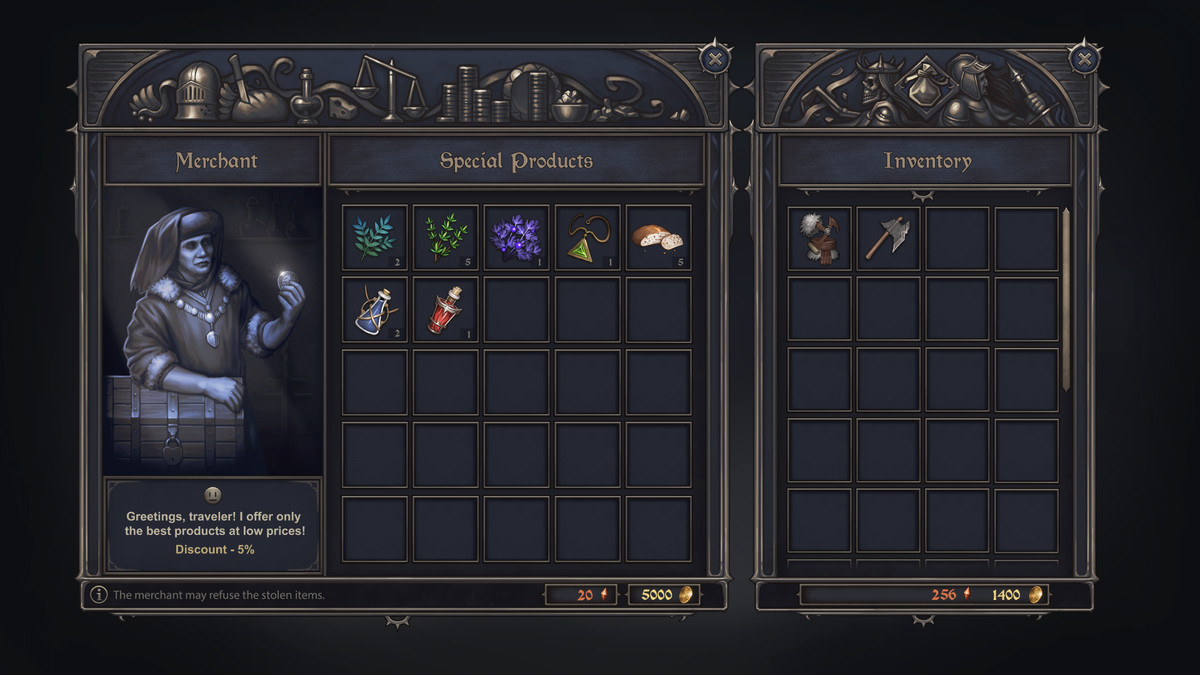 Legendary Warrior UI