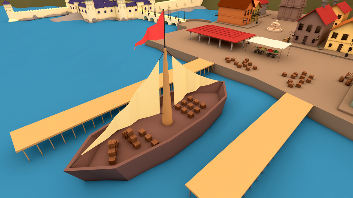 Low Poly Frozen Environment