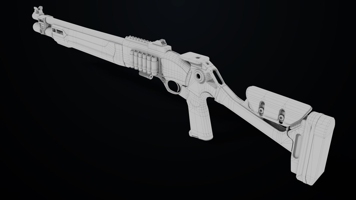 Shotgun Collection 01 URP HDRP Textures