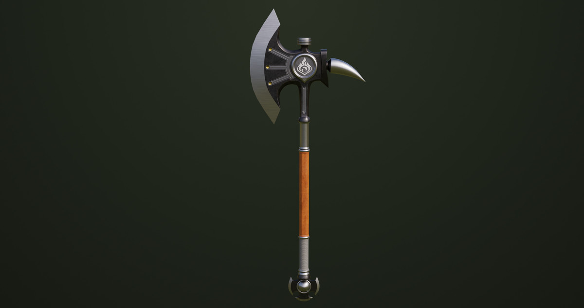 Battle Axe 11 URP HDRP Textures