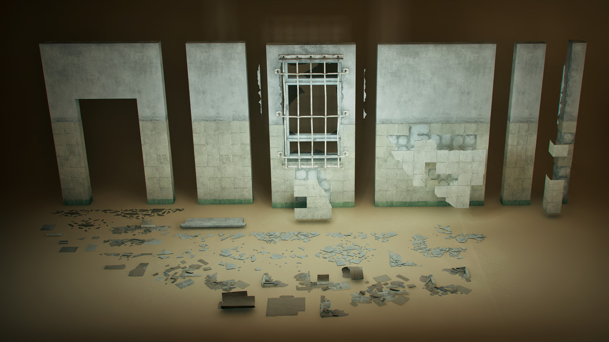 Abandoned Mortuary Environment Pack