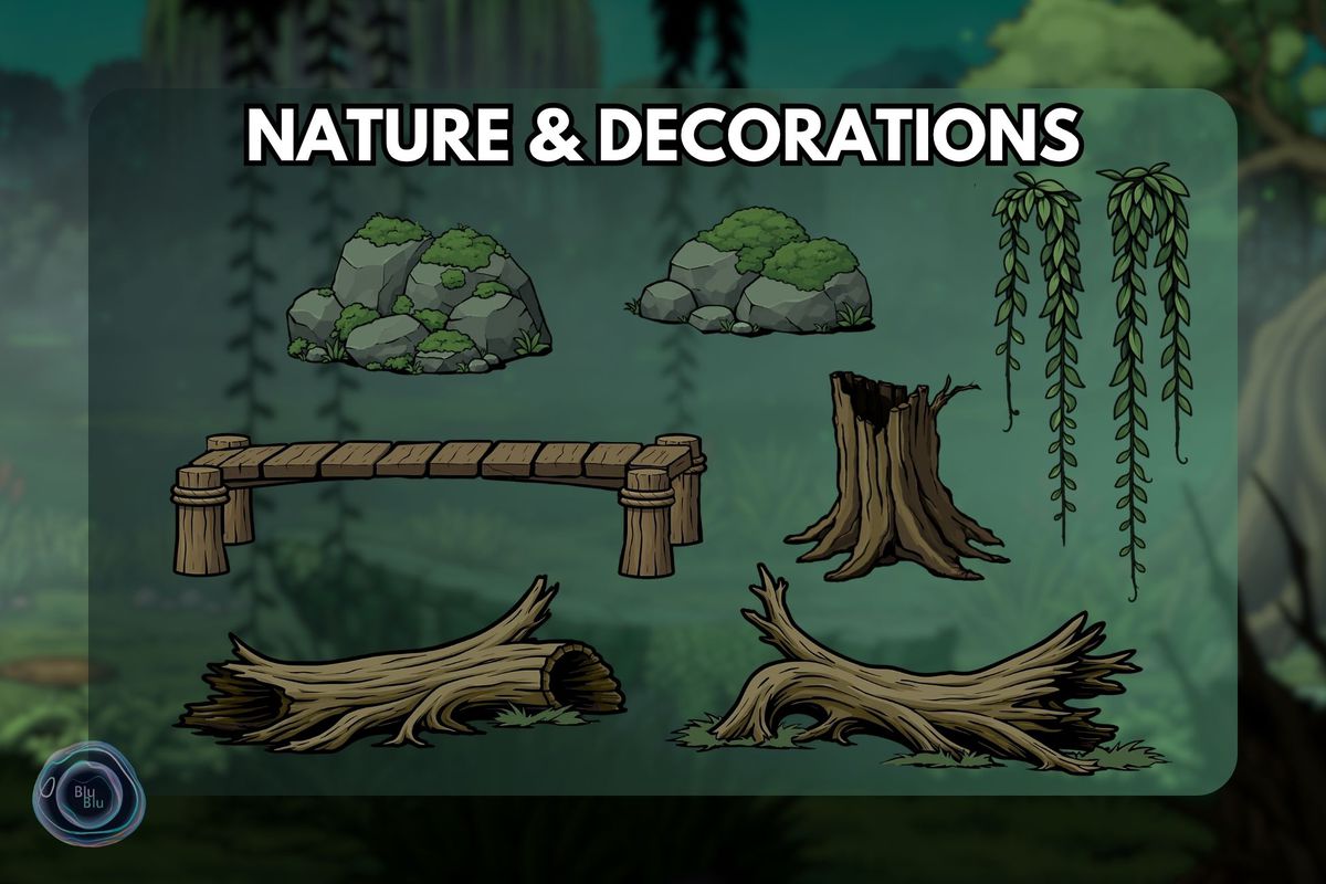 2D Platformer Swamp