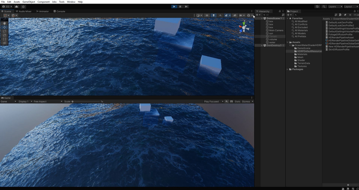 Ocean / Water shader (HDRP)