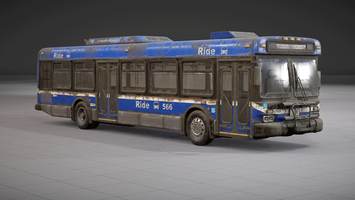 Abandoned City Bus - Drivable