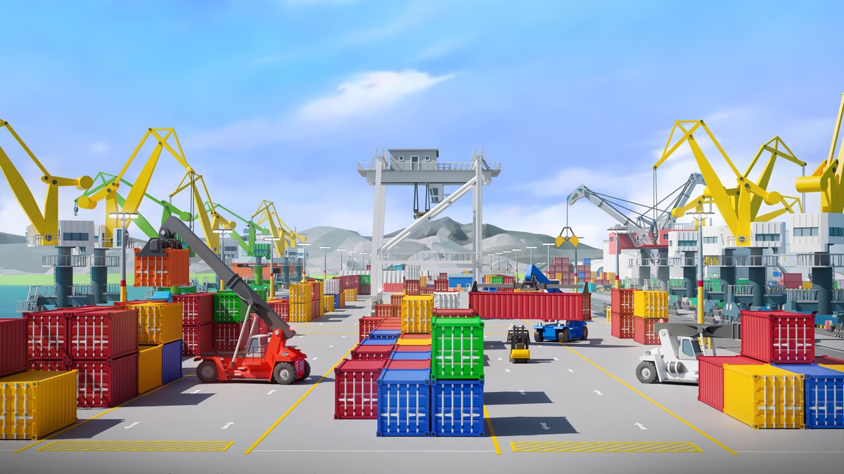 Port - Low Poly 3D Models Pack