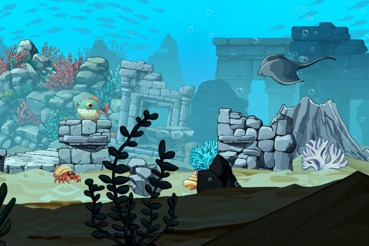 2D Platformer Underwater Adventure