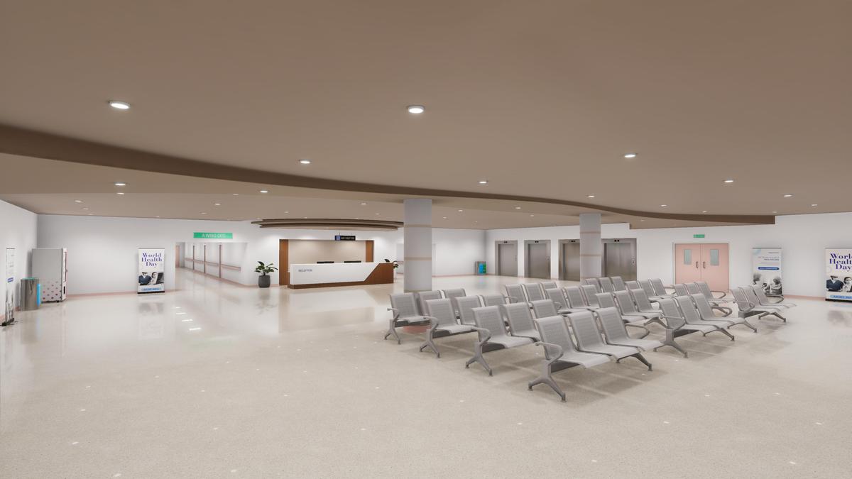 Hospital Reception & Corridor