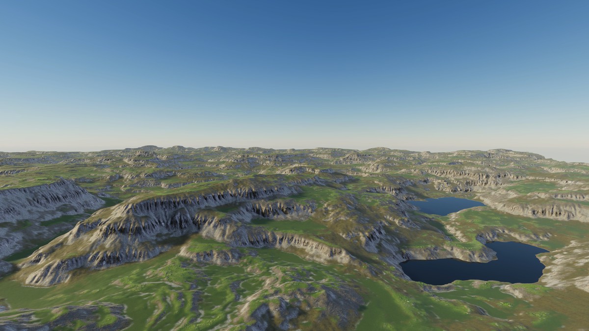 Procedural Terraces & Lava 8K - 36 Terrains