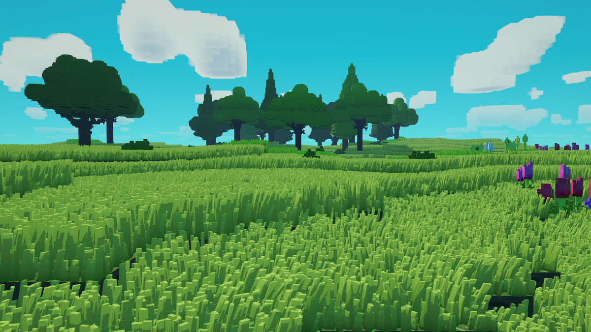 Cozy Stylized Voxel Grass – Full 3D Grass System for URP