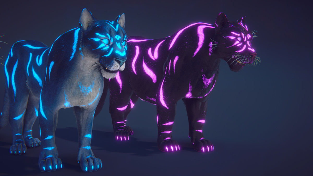 Realistic Cougar-Panther-Leopard-Jaguar