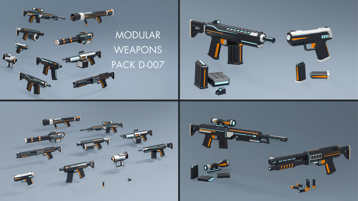 LOW POLY SCI-FI ULTIMATE ASSET LIBRARY