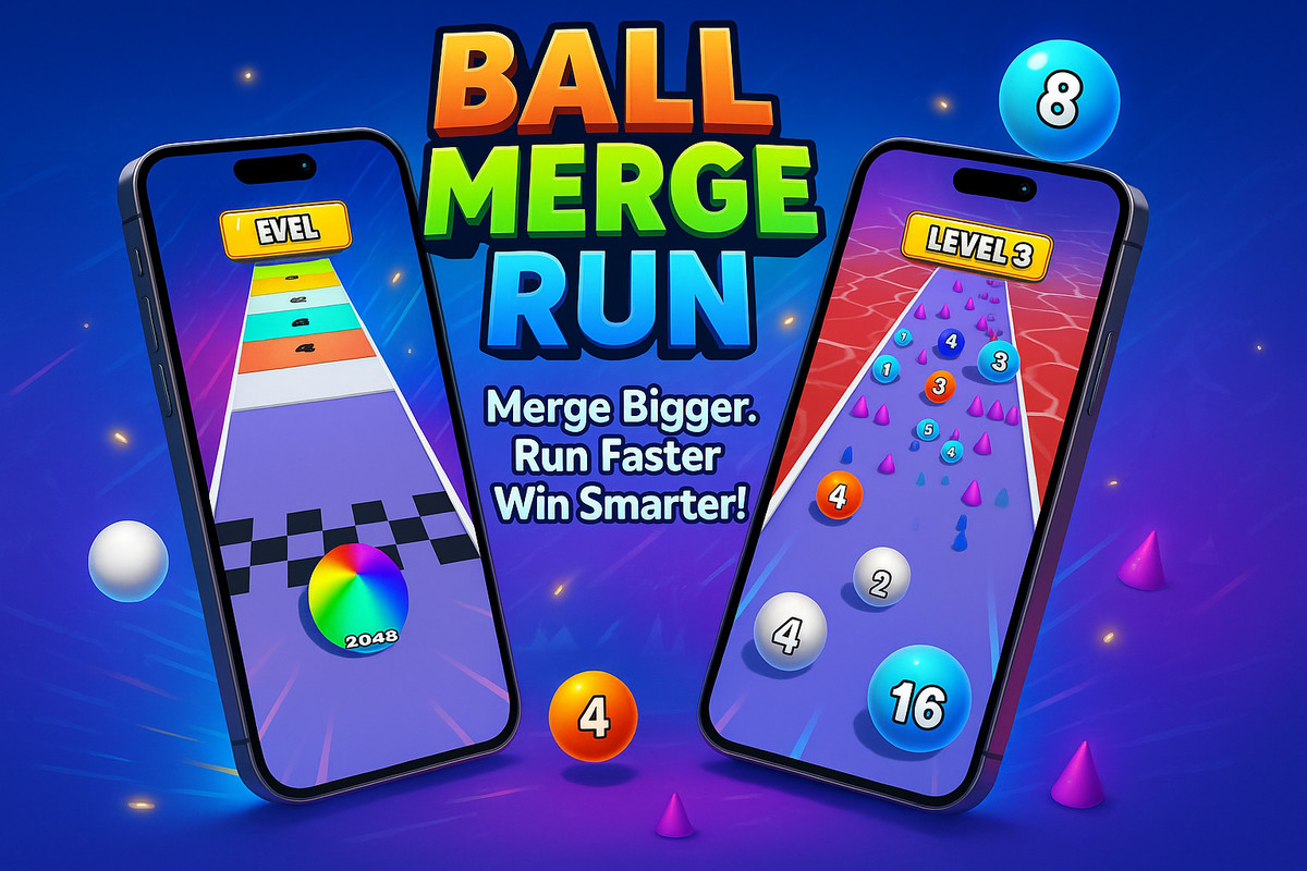 Merge Ball Runner 3D – Complete Mobile Game Template