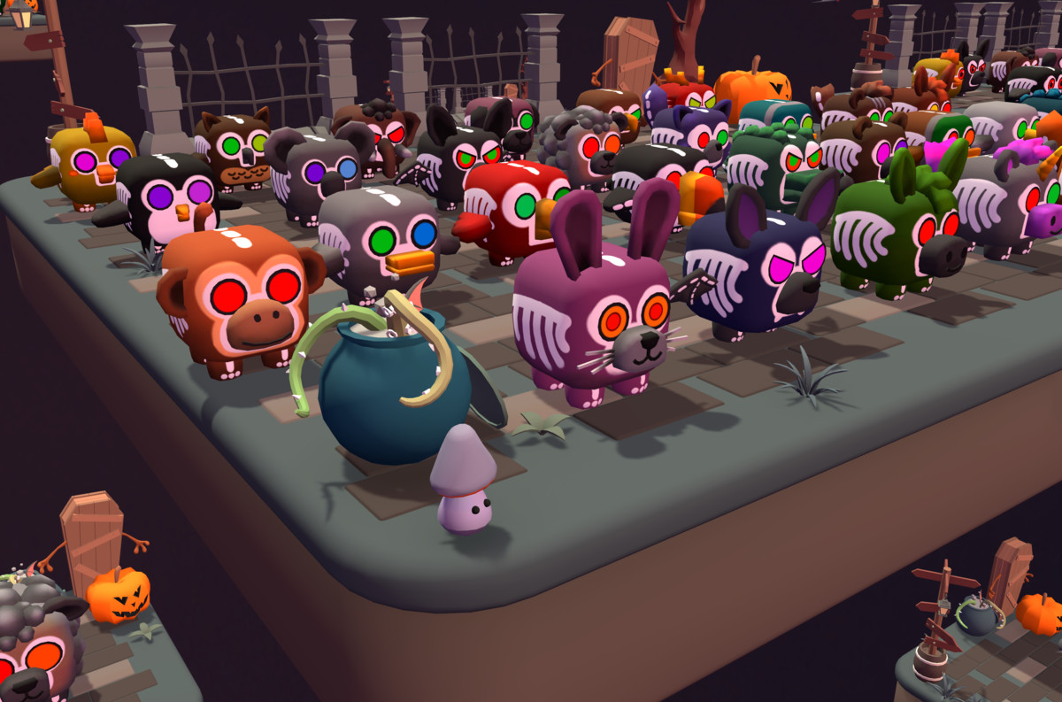 CuteMagic - Cube Animals Pack: Spooky Edition