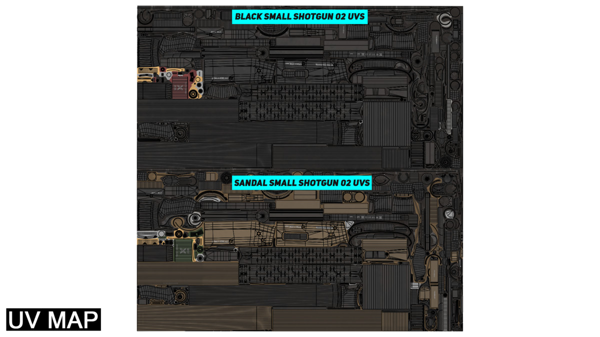 Shotgun Collection 01 URP HDRP Textures