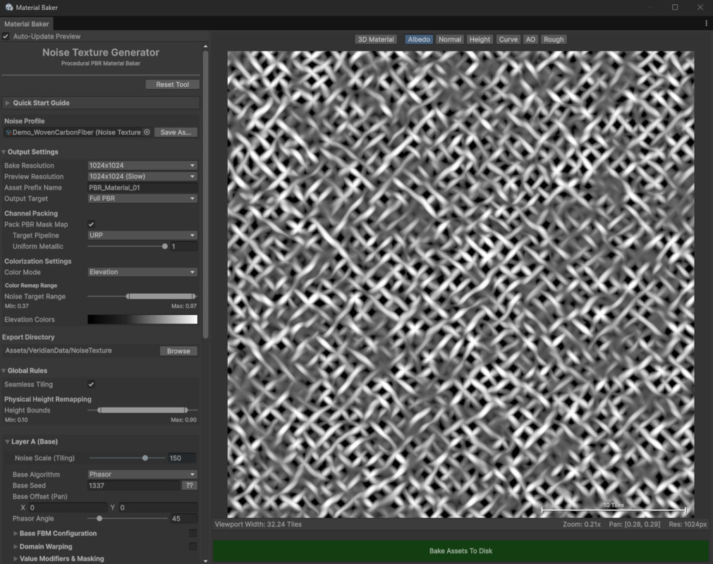 Noise Texture Generator: Procedural PBR Baker