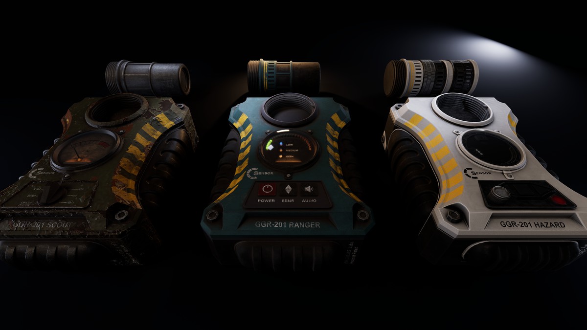 Modern upgradeable Geiger Counter Pack (PBR)