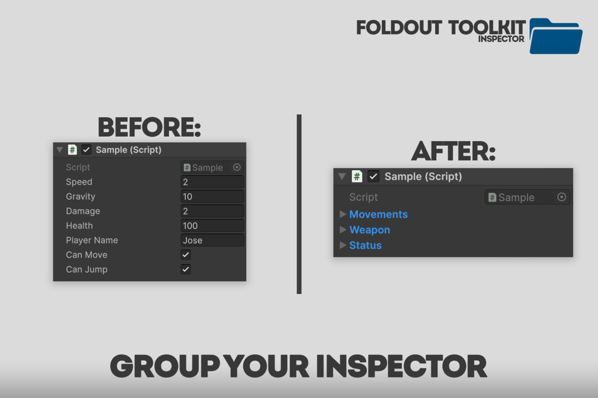 Foldout Inspector Toolkit