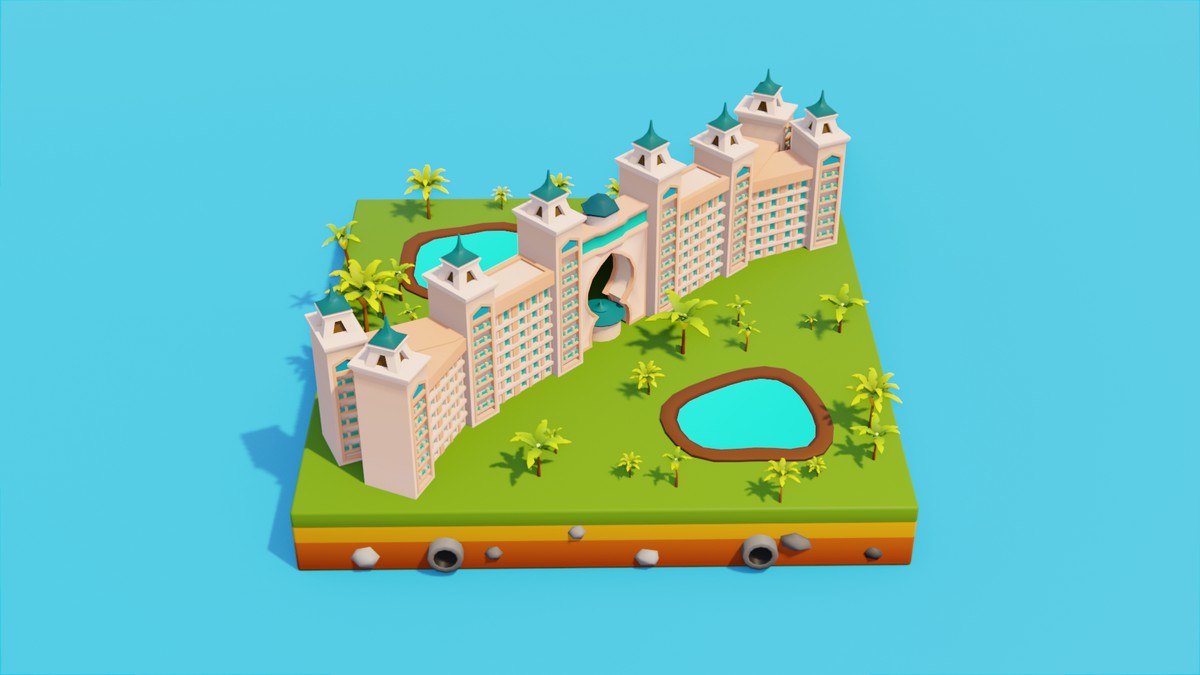 Low Poly Middle East LandMarks by IGS