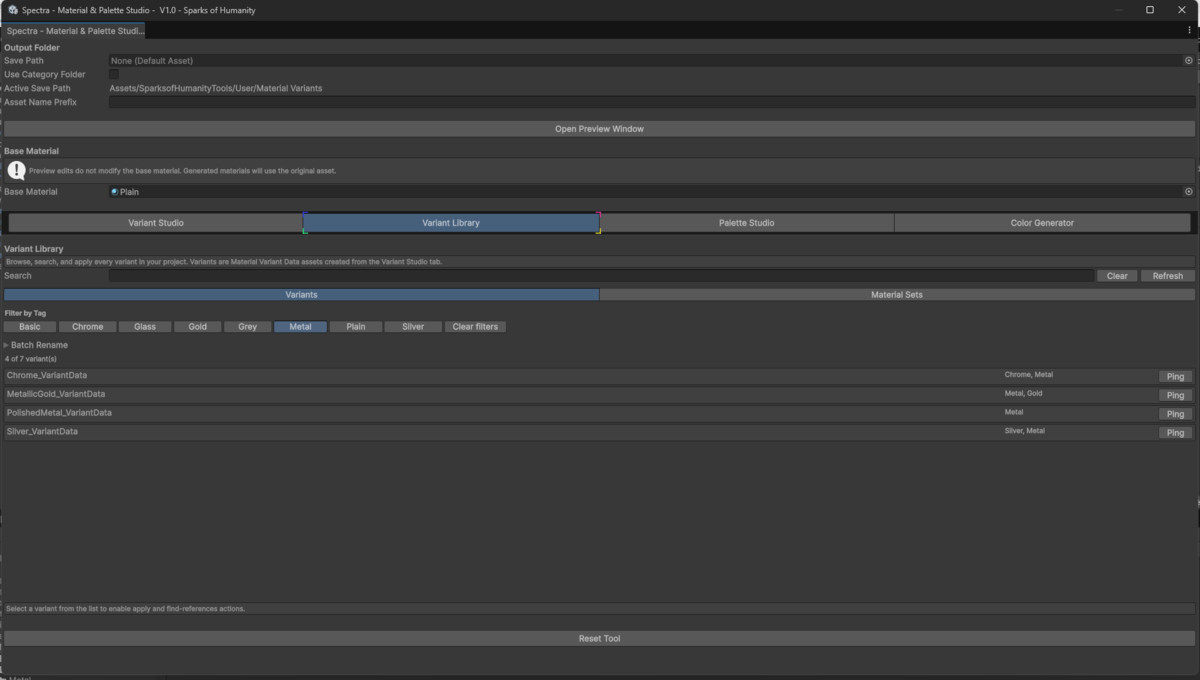 Spectra - Material & Palette Studio -